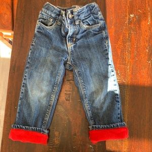 Old Navy Fleece Lined Jeans, 2T